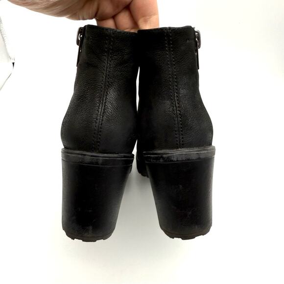 Vagabond Grace Nubuck Double Zipper Ankle Boot Black EU 38 US 7 - Picture 6 of 16